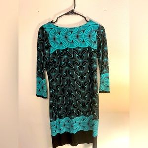 Unique blue and black Danny and Nicole dress